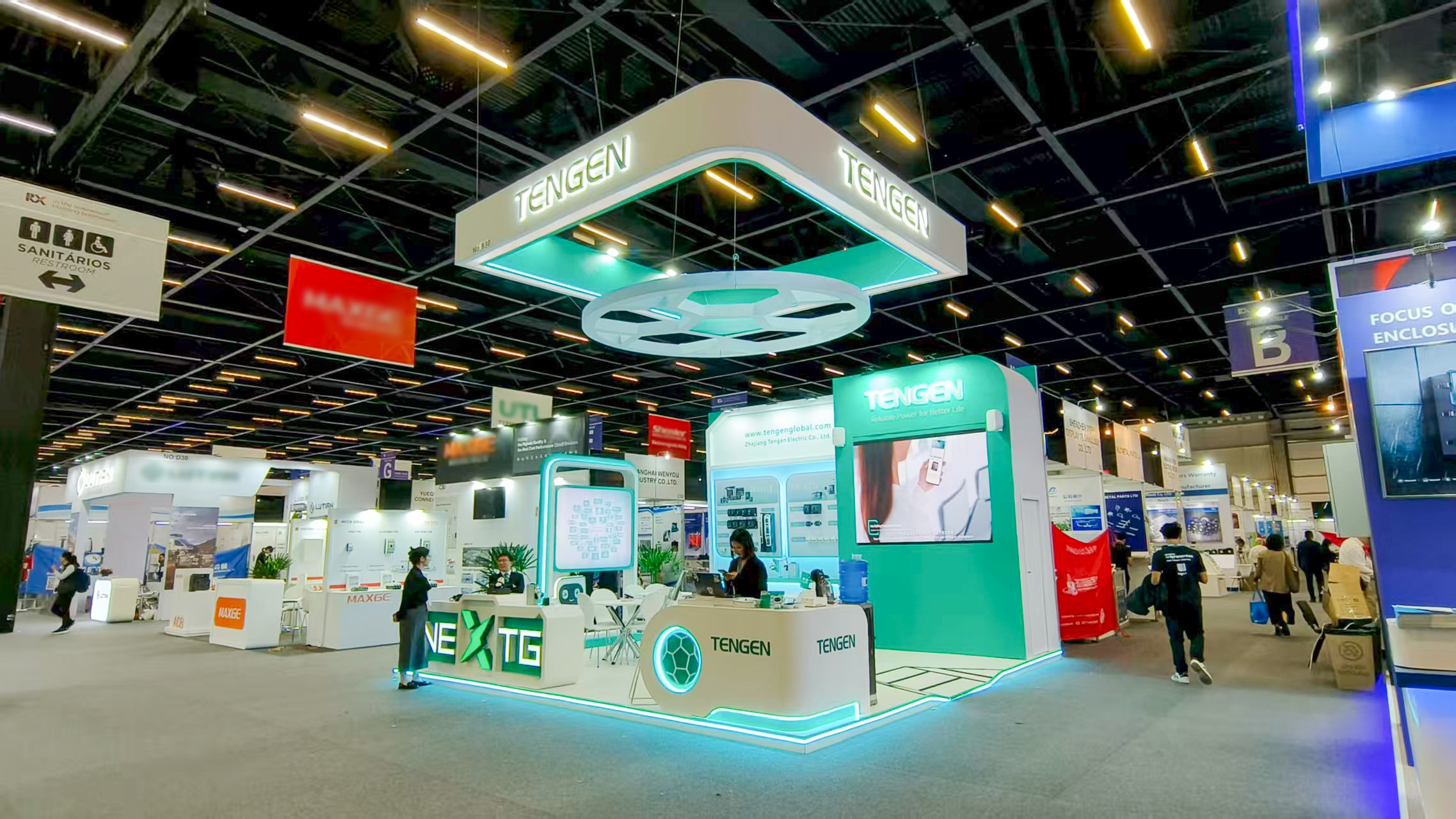 闪耀拉美丨pg电游亮相FIEE巴西国际电力展